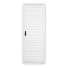 Porta De Aço Laminada 215x85cm Minas Sul Mgm Abertura Esquerd