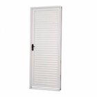 Porta De Aço Laminada 215x90cm Nápoles Minas Sul Mgm Branco