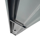 Porta De Aço Laminada Abertura Direita Cinza 210x70 Cm