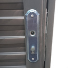 Porta De Aço Laminada Abertura Direita Cinza 210x70 Cm