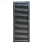 Porta De Aço Laminada Abertura Esquerda Cinza 210x70 Cm