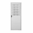 Porta De Aço Laminada Mista Horizontal 215x65cm Minas Sul Mgm