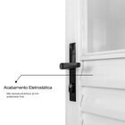 Porta De Aço Laminada Mista Horizontal 215x65cm Minas Sul Mgm