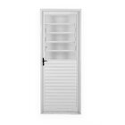 Porta De Aço Laminada Mista Horizontal 215x75cm Minas Sul Mgm