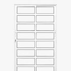 Porta De Alumínio 02 Folhas Móveis Travessa Maxx Branca - 210