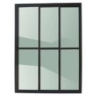 Porta De Aluminio 03 Folhas Móveis Maxx Preto - 210x160