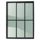 Porta De Aluminio 03 Folhas Móveis Maxx Preto - 210x200