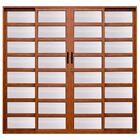 Porta De Alumínio 04 Folhas Travessa Maxx Madeiro - 210x180