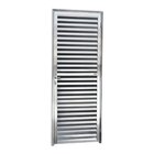 Porta De Alumínio 210x80cm Anodizado Brilhante Super Brimak A