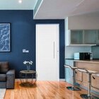 Porta De Alumínio 210x90cm Com Puxador Astra Abertura Direita