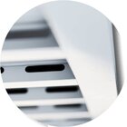 Porta De Alumínio Abrigo 60x80cm Para Água E Gás 1 Folha Com