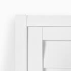 Porta De Alumínio Aluvid Veneziana Branco Esquerda - 210x60