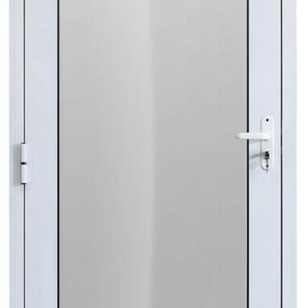 Porta De Alumínio America Vidro Liso Lambril Maxx D- 230x100