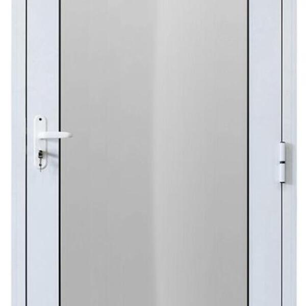 Porta De Alumínio America Vidro Liso Lambril Maxx E- 230x110