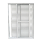 Porta De Alumínio Balcão 3 Folhas Móveis Branca Linha 25 Com