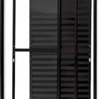 Porta De Aluminio Balcão 3 Folhas Móveis Com Fechadura Linha