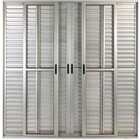 Porta De Aluminio Balcão 6 Folhas Com Fechadura Linha Premium