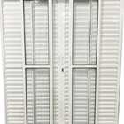 Porta De Aluminio Balcão 6 Folhas Com Fechadura Linha Premium