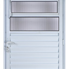 Porta De Alumínio Basculante 2,10 X 0,70  Direita Linha All M