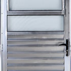 Porta De Alumínio Basculante 2,10 X 0,90 Esquerda Vidro Mini