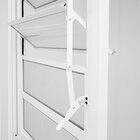 Porta De Alumínio Basculante 210x90cm Abertura Lado Esquerdo