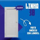 Porta De Alumínio Basculante Preto Maxx Esquerda 210x70