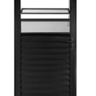 Porta De Alumínio Basculante Preto Maxx Esquerda - 210x90