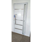 Porta De Aluminio Branco 210x80lambril C/vidro Direita