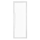 Porta De Alumínio Branco Com Vidro Inteiro 8mm E Pux. Cmc Ele