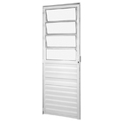 Porta De Alumínio Branco De Cozinha Basculante Atlântica Fort