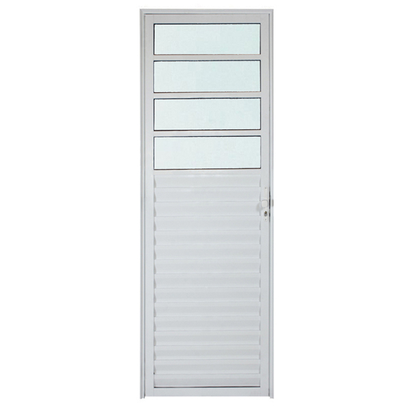 Porta De Alumínio Branco De Cozinha Basculante Cmc Modular -