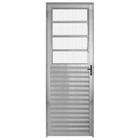 Porta De Alumínio Brilhante Basculante Hale Esquadrias - Lado