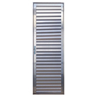 Porta De Alumínio Brilhante Palheta Cmc Modular - Lado Direit