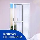 Porta De Alumínio Bronze 04 Folhas Maxx - 210x200