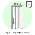 Porta De Alumínio Camarão Lambril C/trinco 2,10 X 0,90 Direit