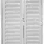 Porta De Aluminio Camarão Palheta C/trinco Linha Premium Bran