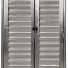 Porta De Aluminio Camarão Palheta C/trinco Linha Premium Bril