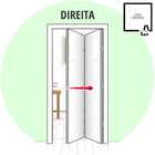 Porta De Aluminio Camarão Palheta Vidro Mini Boreal Com Trinc