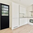 Porta De Alumínio Com Basculante 210x80cm Lado Esquerdo Hale