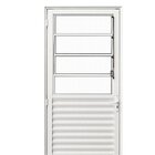 Porta De Alumínio Com Basculante 210x90cm Hale Esquadrias Abe