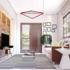 Porta De Alumínio Com Friso Lambril Max Preto "e" 210x60