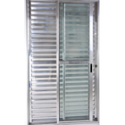 Porta De Alumínio De Correr Balcão 3 Folhas 2,10 X 1,20 Linha