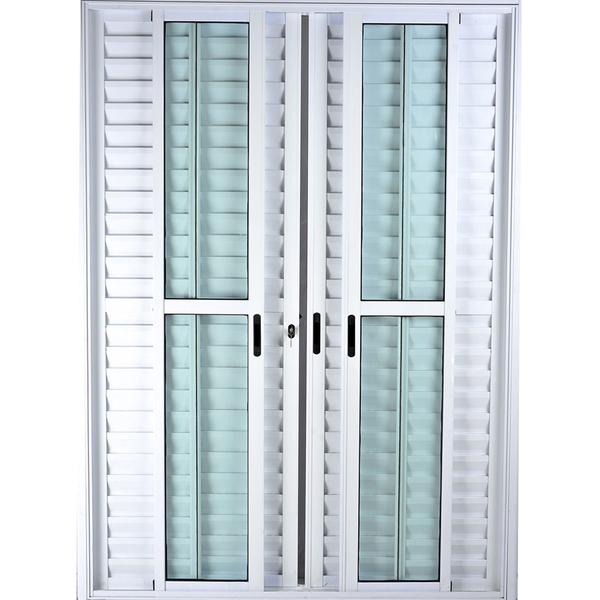 Porta De Alumínio De Correr Balcão 6 Folhas 2,10 X 1,50 Linha