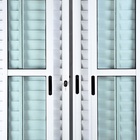 Porta De Alumínio De Correr Balcão 6 Folhas 2,10 X 1,50 Linha