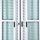 Porta De Alumínio De Correr Balcão 6 Folhas 2,10 X 2,00 Linha