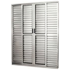 Porta De Alumínio De Correr Balcão 6 Folhas 2,10 X 2,00 Linha