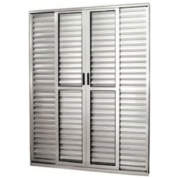 Porta De Alumínio De Correr Balcão 6 Folhas 2,10 X 2,00 Linha