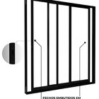 Porta De Alumínio De Correr Lateral 3 Folhas Móveis 215cm X 2
