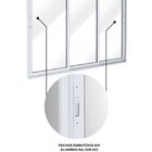 Porta De Alumínio De Correr Lateral 3 Folhas Móveis Vidro Tem