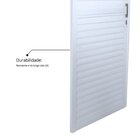 Porta De Alumínio De Correr Sobrepor 215x70cm Laminada Revers